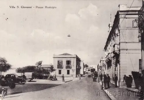 * VILLA SAN GIOVANNI - Piazza Municipio 1955