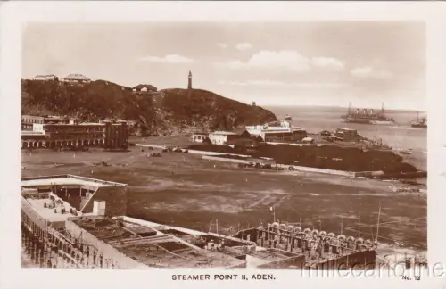 * JEMEN - Aden - Steamer Point II 1938