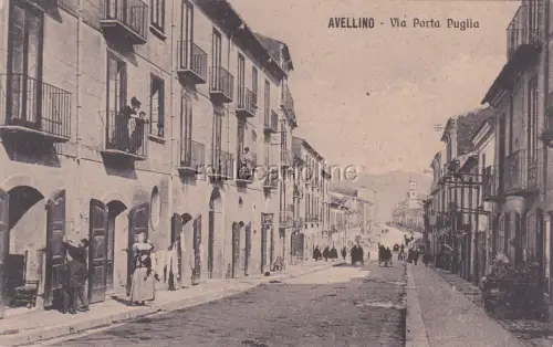 * AVELLINO - Via Porta Puglia 1912