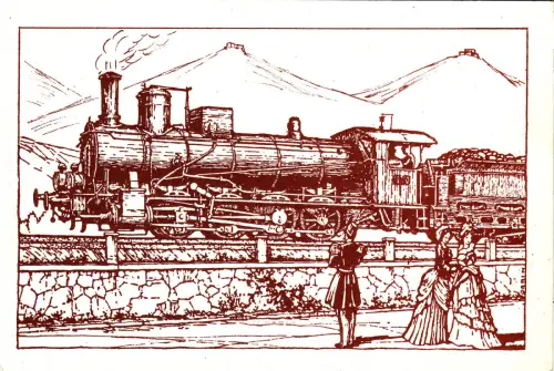 #CENTENARIO DELLA LINE SUC. DEI GIOVI DAMPFLOK GR. 420 F.S.