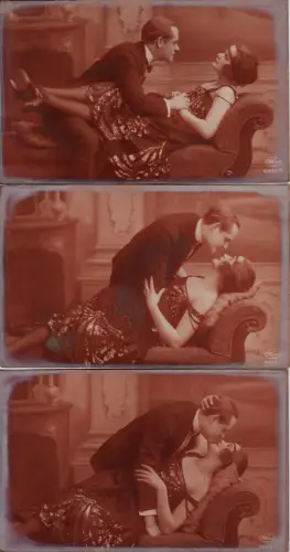 #VERLIEBT: LEIDENSCHAFT BRENNT!!- 3 POSTKARTEN