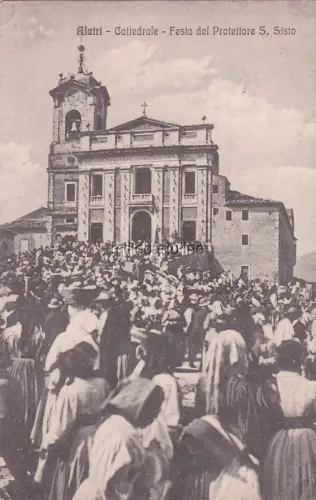* FLÜGEL - Kathedrale, Fest des Beschützers S.Sisto 1917