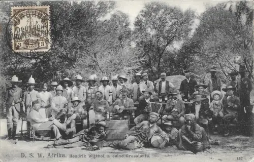 NAMIBIA - Hendrik Wittboi DSWA Deutsch Sudwest Afrika - Windhuk 1905 Postkarte