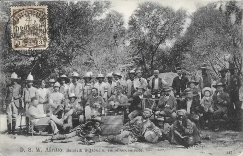 NAMIBIA - Hendrik Wittboi DSWA Deutsch Südwestafrika - Windhuk 1905 Postkarte