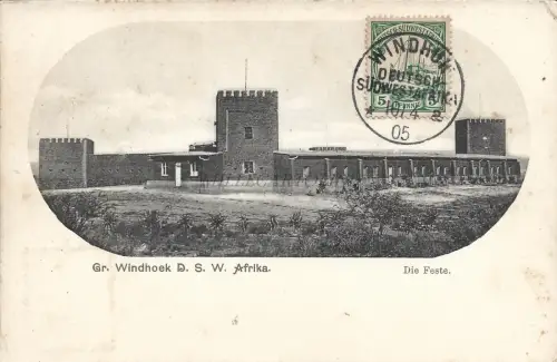 NAMIBIA - Windhoek - Die Feste DSWA Deutsch Sudwest Afrika Windhuk 1905 Postkarte