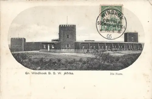 NAMIBIA - Windhoek - Die Feste DSWA Deutsch Südwest Afrika Windhuk 1905 Postkarte