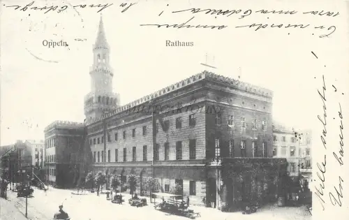 POLEN - Oppeln Oppeln - Rathaus 1905 Postkarte