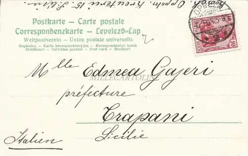 POLEN - Oppeln Oppeln - Rathaus 1905 Postkarte