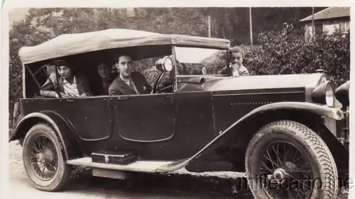 ** PEDEMONTE (VALPOLCEVERA) - Ausflug 5. Oktober 1930 - Gruppe im Auto