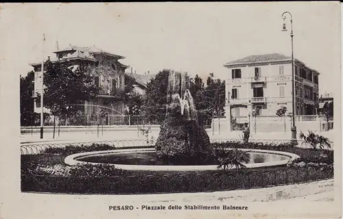 #PESARO: PLATZ DER BALNEARE-ANSTALT - HOTEL VITTORIA