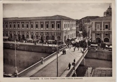 #SENIGALLIA: R. LICEO GINNASIO E CORSA VITTORIO EMANUELE