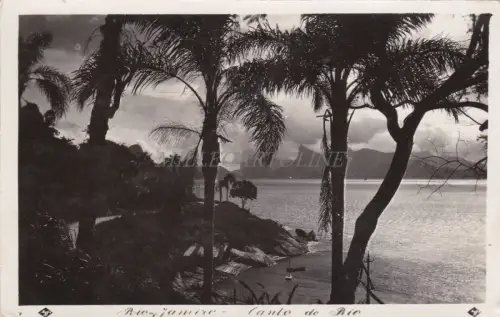 BRASILIEN - Rio de Janeiro, Canto do Rio, Foto Postkarte 1930