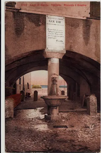 #TORBOLE: ERINNERUNG AN GOETHE