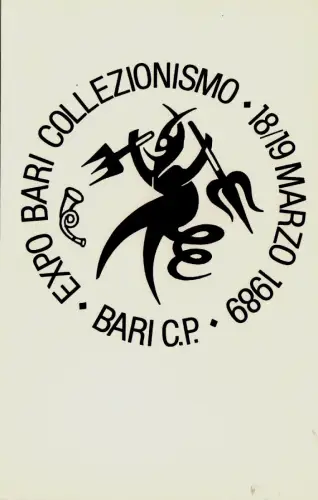 #BARI: ASS. CARTOFILA BARESE - AUSSTELLUNGEN FÜR KUNSTAUSSTELLUNG 1989 -