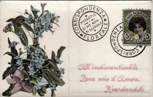 #VERLIEBT: BLUMEN - BRIEFMARKEN UND ...KÜSSE