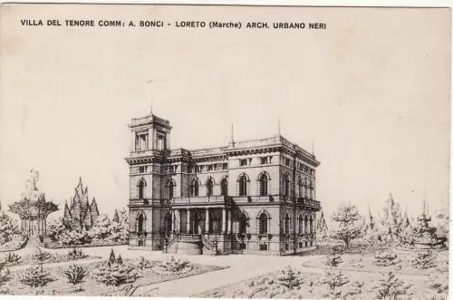 #LORETO: VILLA DEL TENORE Comm. A. BONCI - Bogen. Urban SCHWARZ