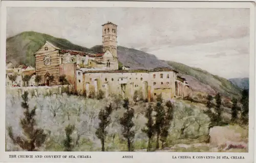 #ASSISI: DIE KIRCHE UND DAS KLOSTER S. CLARA - Aufl. GOFF Nr. 539