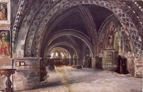 #ASSISI: BASILIKA INFERIOR DI S. FRANCESCO -dis. CARLO TADDEI