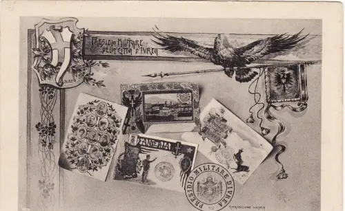 #IVREA: FESTSETZUNG DER STADT IVREA - ...mit weiteren Militärpostkarten