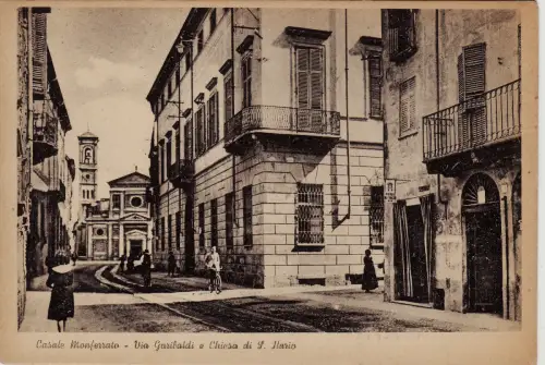 #CASALE MONFERRATO: VIA GARIBALDI E CHIESA DI S. ILARIO