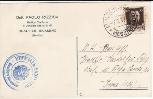 #GUALTIERI SICAMINO: Kopfstück - Dr. Paolo RIZZICA