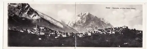 #PENNE: PANORAMA COL GRAN SASSO D'ITALIA - Karte. doppelt
