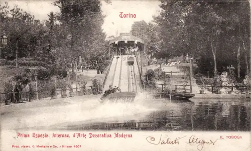 #TURIN 1902 - 1. AUSSTELLUNG. DECORATIVE ART - IL RUTOGA - ED. MODIANO..4907