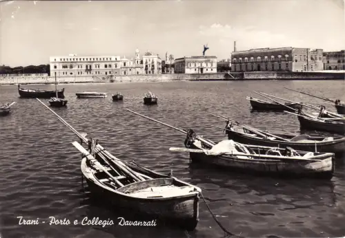 #TRANI: PORTO E COLLEGE AVANCATI