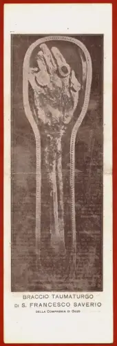 RELIGION HEILIGE, KLAPPBAR, ZAUBERARM SAN FRANCESCO SAVERIO m