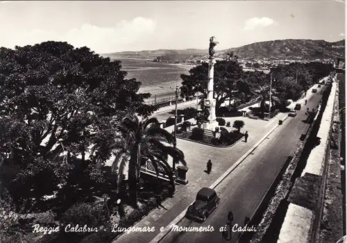 #REGGIO CALABRIA: PROMENADE UND MONUM. AI CADUTI
