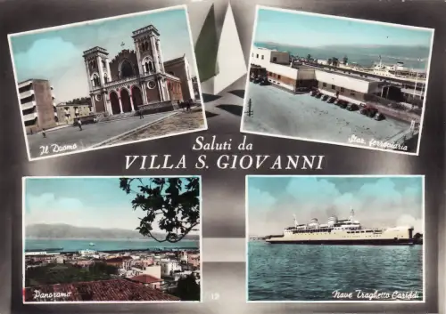 #VILLA S. GIOVANNI: SALUTI - 4 ANSICHTEN