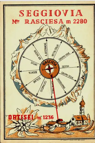 #ORTISEI: SESSELLIFT MONTE RASCIESA