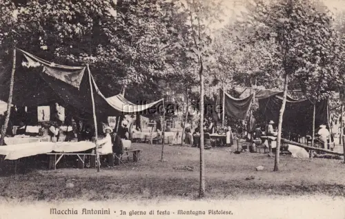 * MACCHIA ANTONINI - Festtag, Montagna Pistoiese 1911