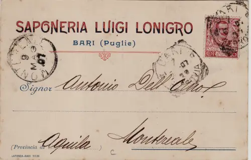 #BARI: Kopfstück - SAPONERIA LUIGI LONIGRO