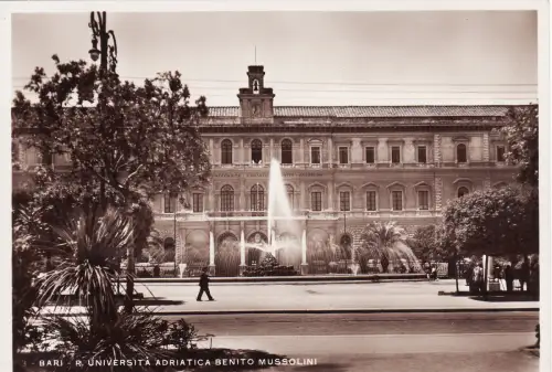 #BARI: R. UNIVERSITA' ADRIATICA BENITO MUSSOLINI (2)