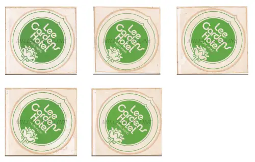 LEE GARDENS HOTEL HONG KONG - 5 Aufkleber