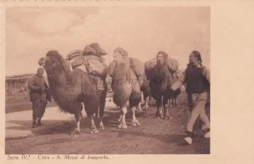 CHINA - Transportmittel (Means of transport) 1920 Missions Postcard N.8