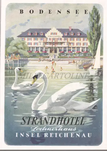 STRANDHOTEL INSEL REICHENAU - Bodensee, Faltprospekt