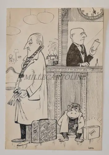 EVOLUTION - China Skizze signiert Long HOTEL