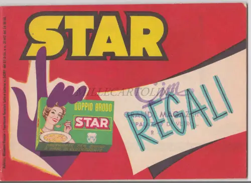 DOPPELBRÜHE STAR - Illustrierte Geschenkbroschüre 1957 Preiswettbewerb