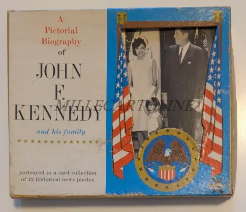 JOHN F. KENNEDY UND SEINE FAMILIE - Kartensammlung mit 42 Fotos, Ed-u-Cards USA