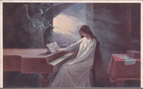 POSLEDNI AKORDY - Tschechien, Postkarte 1913