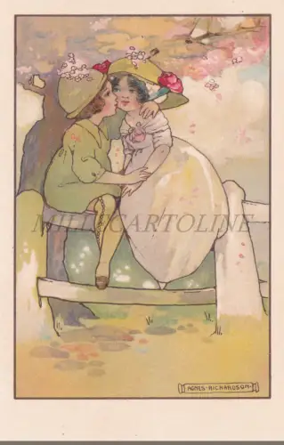 AGNES RICHARDSON - Young Girls, M. M. Vienne, M. Munk, Postkarte