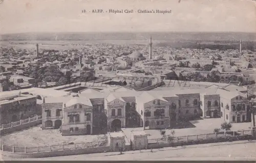 SYRIEN - Aleppo, Krankenhaus Zivil, Postkarte