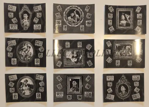 DIE BRIEFMARKENSPRACHE FÜR VERLIEBTE - Lot 19 Postkarten 196x