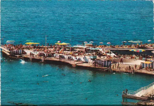 LIBANON - Beirut, Long Beach, Postkarte
