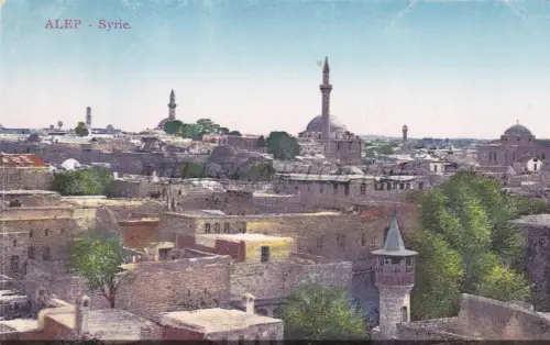 SYRIEN - Aleppo, Ansicht, Postkarte