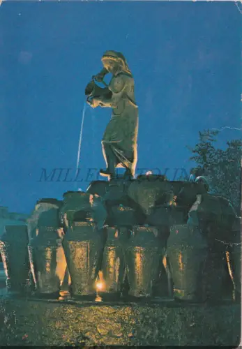 IRAK - Caramana at Night, Bagdad, Postkarte 1979