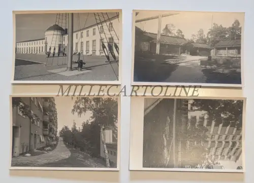 SCHWEDEN STOCKHOLM MARINEMUSEUM SKANSEN GÄRDET - 4 Fotografien 1939