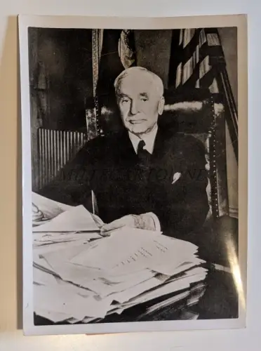 CORDELL HULL EAST ASIA WAR - German Photograph 1941
